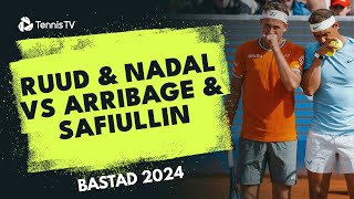 Ruud amp Nadal Take On Arribage amp Safiullin  Bastad 2024 Highlights [upl. by Earaj126]