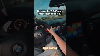 BMW E46 with wireless Apple CarPlay amp Android Auto car stereo  Eonon latest Android 12 car radio [upl. by Nothgierc]