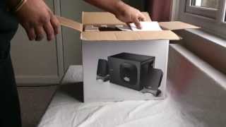 Edifier M1370 21 Mulitmedia Speaker System Unboxing [upl. by Leif]