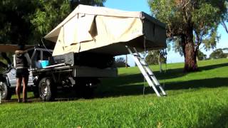 IRONMAN ROOFTOP TENT amp AWNING SET UP [upl. by Eentihw173]