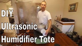 How to Build an Ultrasonic Humidifier Tote for Mushroom Growing [upl. by Airdnekal223]