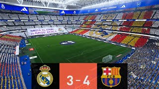 Real Madrid vs Barcelona El Clasico LaLiga 2425 Full Match Highlights Skillful PES gameplay [upl. by Ansilme870]