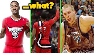 The 10 Ugliest Jerseys in NBA History [upl. by Novonod]