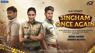 Singham 3  Once Again  Theatrical Trailer  Ajay Devgn  Deepika Padukone Kareena Kapoor Fan Made [upl. by Atisor]