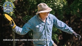 2024 PDGA Masters Disc Golf World Championships  Miracle Men  MP80 Division Profile [upl. by Alyag]