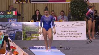 Manila Esposito ITA VT EF 🥇 2023 Cottbus World Cup Event Finals [upl. by Worlock891]