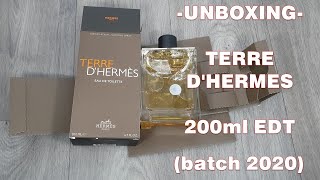 Unboxing  Terre dHermes by Hermes 2020 batch [upl. by Zitvaa708]