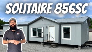 Solitaire Homes 856SC Full Tour  Double Wide Manufactured Home [upl. by Alohs428]