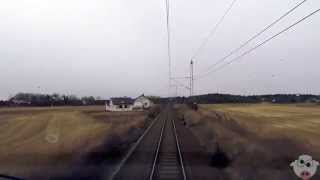 TRAIN DRIVERS VIEW Halden to Oslo [upl. by Aniwde]