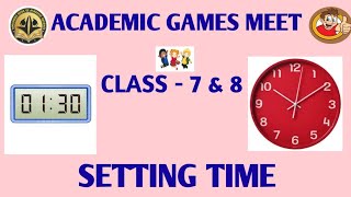 Setting time Class  7 [upl. by Latsyrd413]