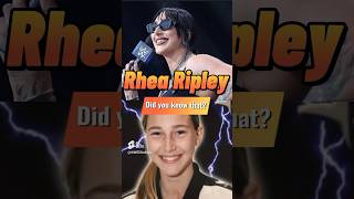 Interesting facts about Rhea Ripley  WWE Superstar Rhea Ripley real life facts wwe shorts fyp [upl. by So]