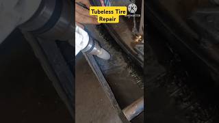 Tubeless Tyre Repair from inside [upl. by Idissak]