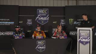 SuperMotocross Playoff Round 1  Post Race Press Conference Charlotte NC [upl. by Serg]