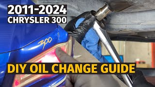 Done Right  V6 Chrysler 300 DIY Oil Change Guide [upl. by Nhguaved]