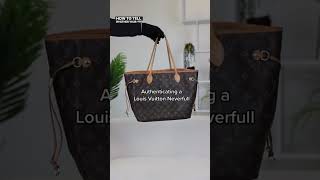 Spot a REAL Vs FAKE LV Neverfull louisvuitton neverfull luxury fashion [upl. by Merete]