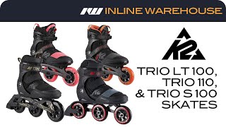 2021 K2 Trio Inline Skates most carryover to 2022 [upl. by Esinned957]