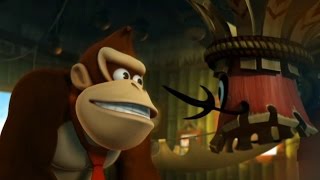 Donkey Kong Country Returns 100 Walkthrough Part 1  World 1 Jungle All KONG amp Puzzle Pieces [upl. by Dolli]