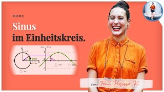 Sinus im Einheitskreis CRAZY Animation  ENDLICH checkst dus  EINFACH entspannt Mathe schaffen [upl. by Nillok120]