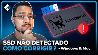 Como CORRIGIR ERROS do SSD em MINUTOS Windows e Mac  Recoverit [upl. by Leandre100]