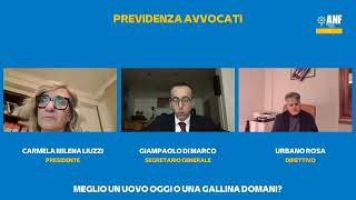 Previdenza Avvocati meglio un uovo oggi o una gallina domani [upl. by Cosmo]