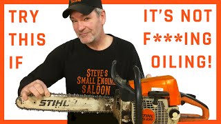 Husqvarna Chain Oiler repair and Easy Clutch Removal Hack [upl. by Doraj]