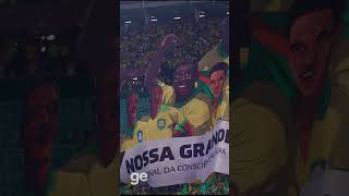 MOSAICO EM HOMENAGEM AOS CRAQUES NEGROS DA SELEÇÃO BRASILEIRA BRASIL X URUGUAI  SHORTS  geglobo [upl. by Aikin]