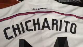 Real Madrid 201415 CHICHARITO Home Jersey UNBOXING [upl. by Auqeenwahs950]