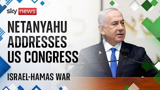 Benjamin Netanyahu addresses US Congress [upl. by Tadeas]