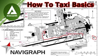 Microsoft Flight Simulator 2020  How To Taxi The Basics  Navigraphs And Moving Map Tutorial [upl. by Alyakem]