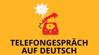 Telefonieren auf Deutsch Telefongespräch Tipps Tricks Redemittel [upl. by Niffirg662]