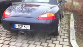 Porsche Boxster S 986 Oettle Bypass exhaust [upl. by Eedoj]