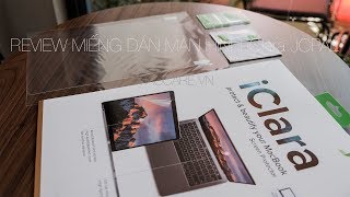 Review  Miếng Dán Màn hình Macbook Pro iClara JCPAL [upl. by Zeiger]