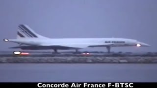 AIR FRANCE Concorde FBTSC take off from Nice Côte dazur France [upl. by Whitney941]