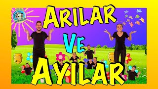 Arılar ve Ayılar  Tıngır Mıngır Çocuk Şarkıları [upl. by Charmine]