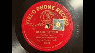 Rare VielOPhone Record  Black Bottom The New Dance  Regent Dance Orch [upl. by Penelopa]