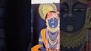 Shrinath Ji Sitting Pichwai Painting  YF Decor [upl. by Eidak]