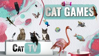 CAT Games  Ultimate Cat TV Compilation Vol 21  2 HOURS 🐝🐞🦋🦎🦜🐜🐭🧵 [upl. by Forland]