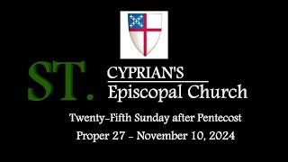 St Cyprians Episcopal Church Service [upl. by Liarret]