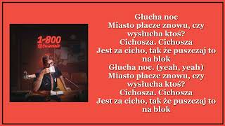 Taco Hemingway x Otsochodzi  Cichosza Tekst [upl. by Alma]