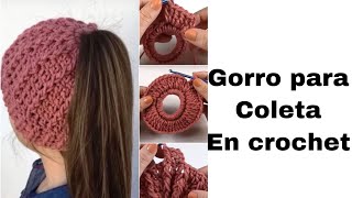 Como hacer Gorro Básico a Crochet PASO A PASO para principiantes [upl. by Abla33]