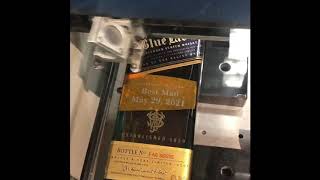 Laser Engraving a Whiskey Bottle [upl. by Ronile]