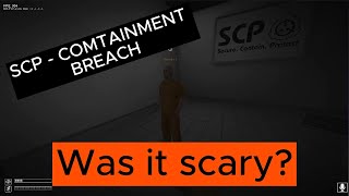 SCP Containment breach  This game is NOT SO Scary [upl. by Ainesell]