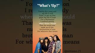 Whats Up  4 Non Blondes lyrics whatsupplyrics 4NonBlondes trending [upl. by Gereron]