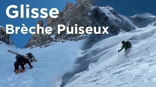 Brèche Puiseux Grandes Jorasses Chamonix Mont Blanc ski de randonnée montagne alpinisme [upl. by Rolf]