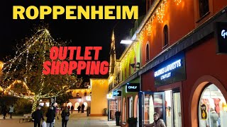 Roppenheim Outlets France  Roppenheim Outlet Shopping Frankreich 🇫🇷 Christmas Shopping Roppenheim [upl. by Onitselec910]