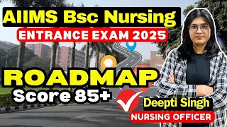 How to Score 85 In AIIMS Bsc Nursing 2025 if you start from zero [upl. by Animehliw]