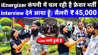 iEnergizer कंपनी में चल रही है फ्रेशर भर्ती  Call Center Job For Fresher  Salary  45000 [upl. by Antony13]