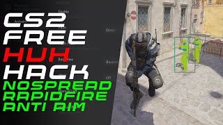 CS2 Free HvH Hack  No Spread Rapid Fire Anti Aim Rage Bot [upl. by Anglim108]