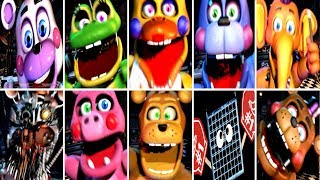 Ultimate Custom Night ALL JUMPSCARES [upl. by Lemmie]