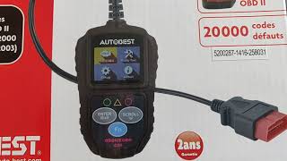 Lecteur OBD2 AUTOBEST sur MX5 NBFL de 2002 [upl. by Leong654]